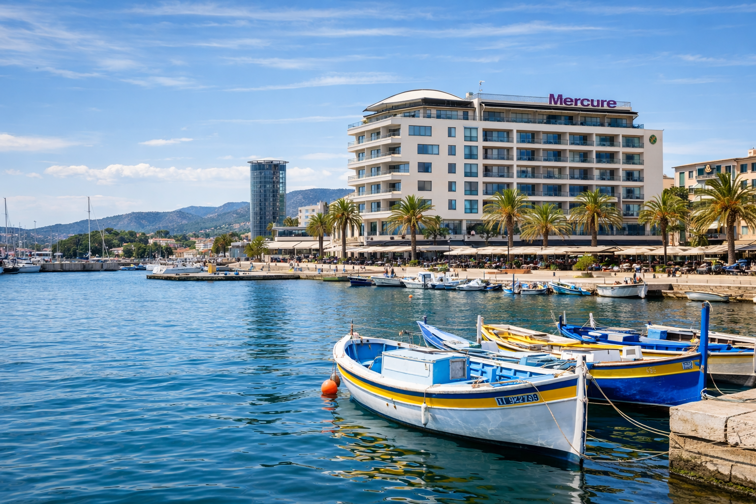 La Seyne-sur-Mer - Port et Hôtel Mercure - VTC chauffeur privé