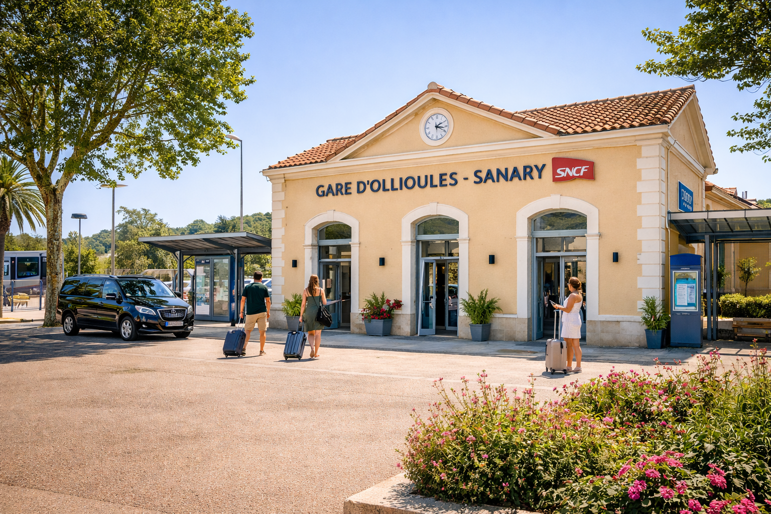 Transfert VTC Gare d’Ollioules-Sanary - VTC4YOU